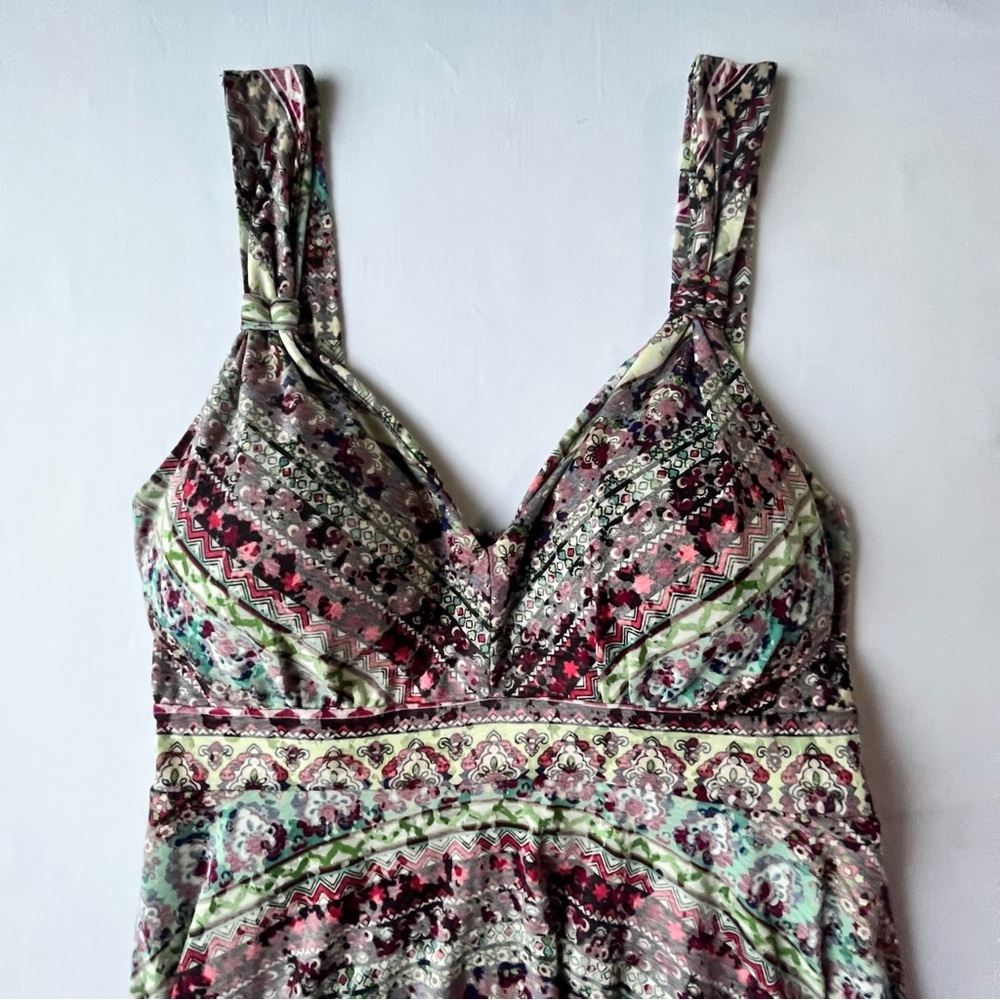 American Rag Women’s Boho Sleeveless Hankerchief Hem Dress Size XS